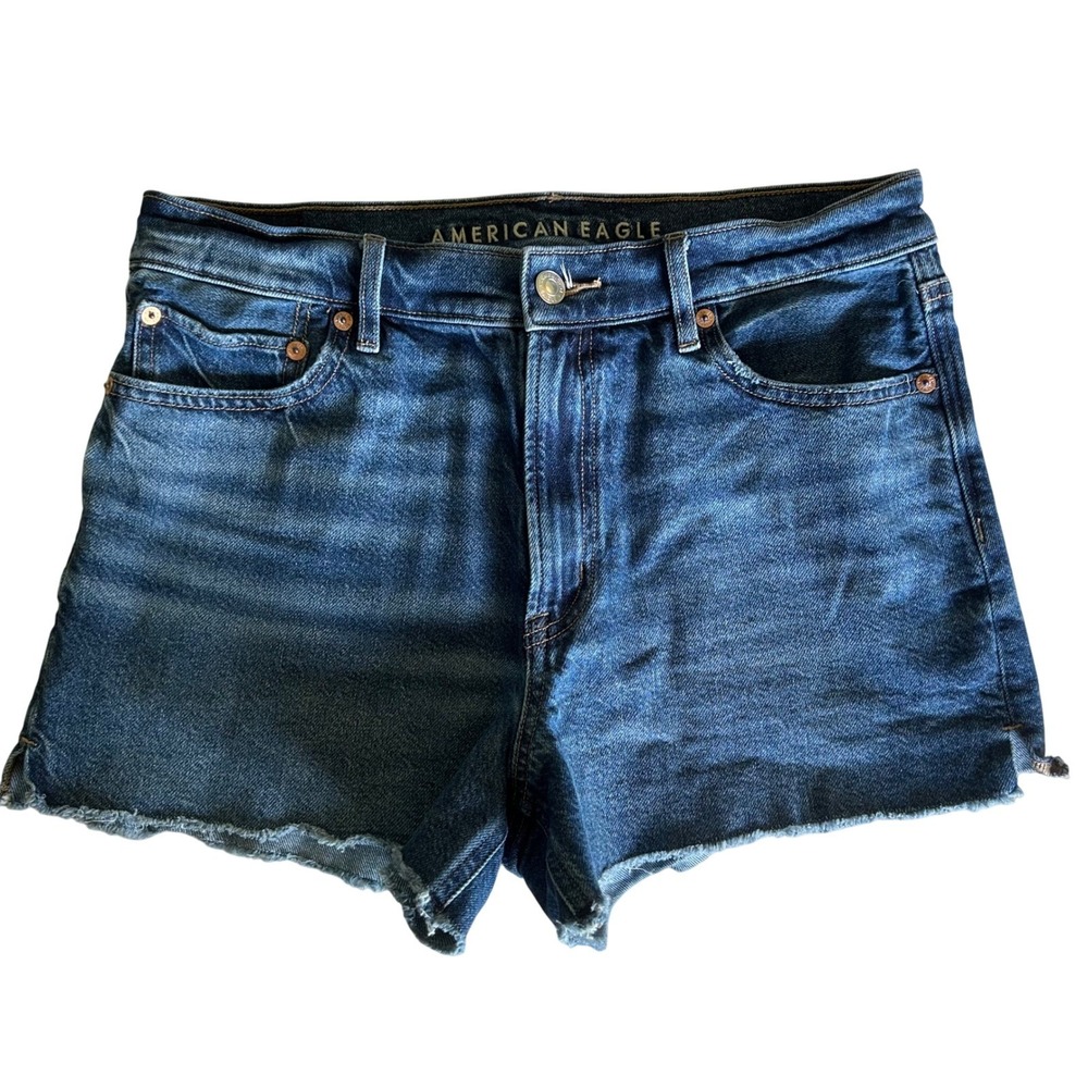 American Eagle Relaxed Denim Jean Shorts 8